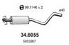 OPEL 5852340 Middle Silencer